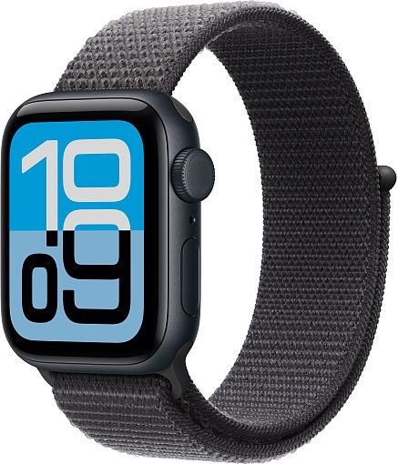 Умные часы Apple Watch SE 3 40 мм (2025) Midnight Aluminum Case with Sport Loop Dark Gray(темно-серый)