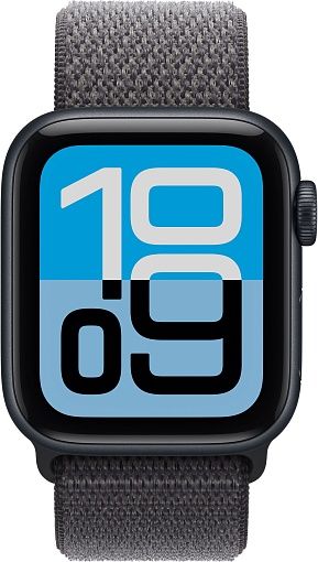 Умные часы Apple Watch SE 3 40 мм (2025) Midnight Aluminum Case with Sport Loop Dark Gray(темно-серый)