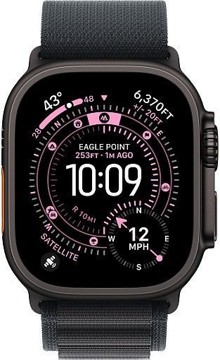 Умные часы Apple Watch Ultra 3 (2025) 49 мм Black Titanium Case with Black Alpine Loop Medium