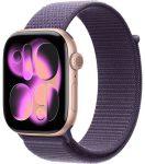 Умные часы Apple Watch Series 11 46 мм Rose Gold Aluminum Case with Sport Loop Purple Fog(серо-фиолетовый)
