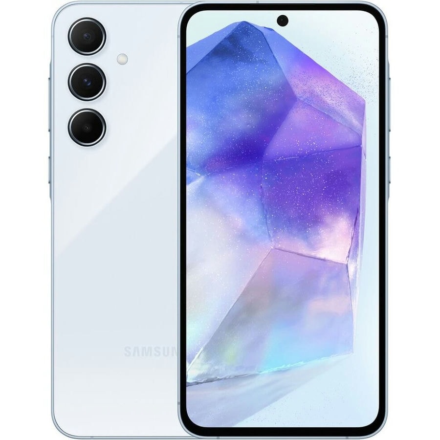 Смартфон Samsung Galaxy A55 5G 8/128 ГБ Голубой (Awesome Iceblue)