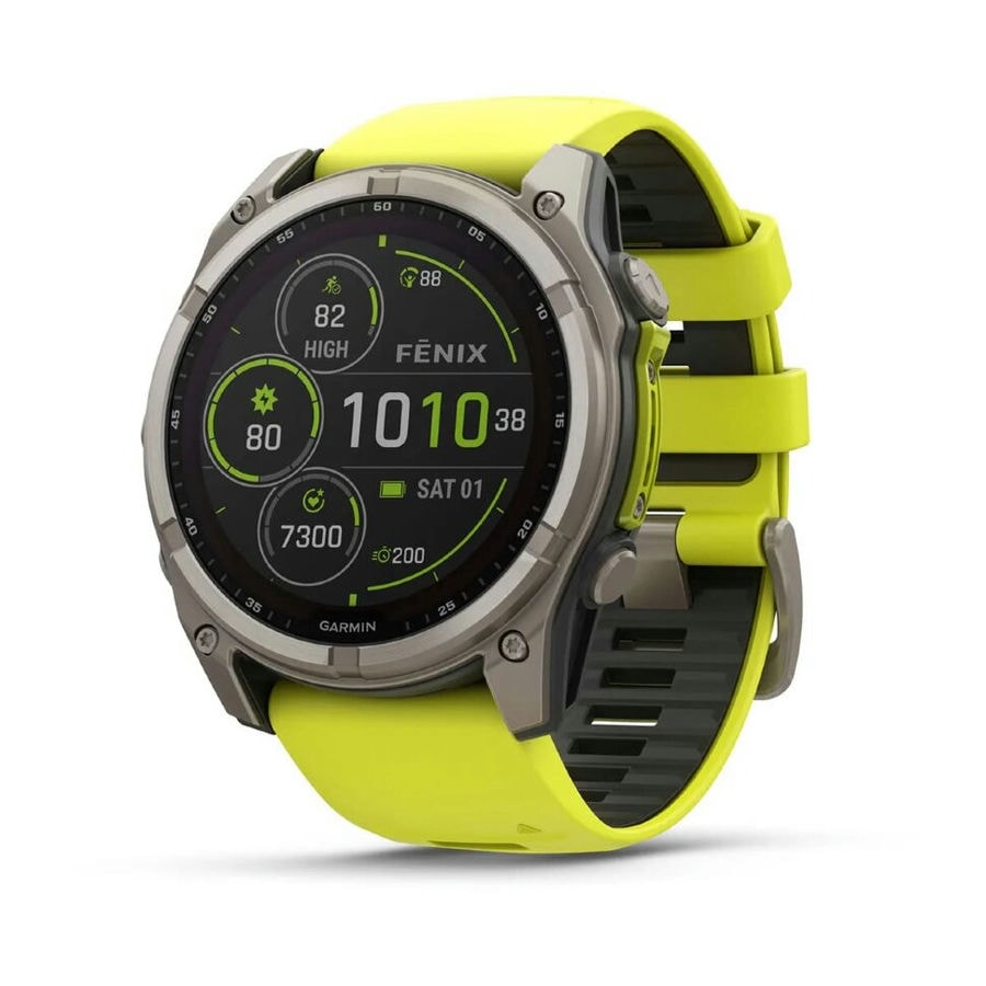 Умные часы Garmin Fenix 8 51 мм SOLAR Sapphire Titanium with Amp ...
