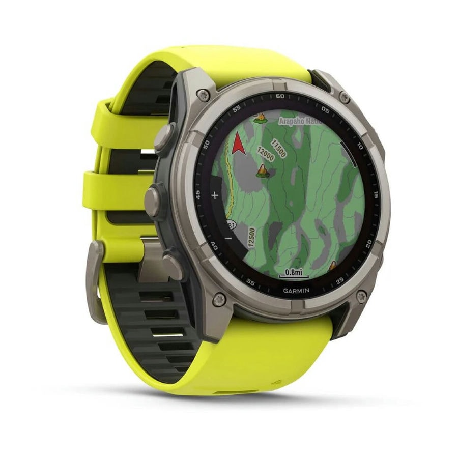 Умные часы Garmin Fenix 8 51 мм SOLAR Sapphire Titanium with Amp ...