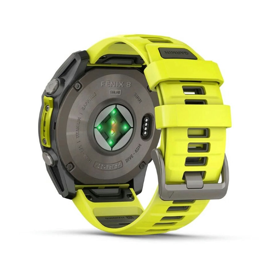 Умные часы Garmin Fenix 8 51 мм SOLAR Sapphire Titanium with Amp ...