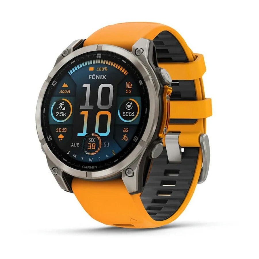 Умные часы Garmin Fenix 8 47 мм AMOLED Sapphire Titanium with Spa...