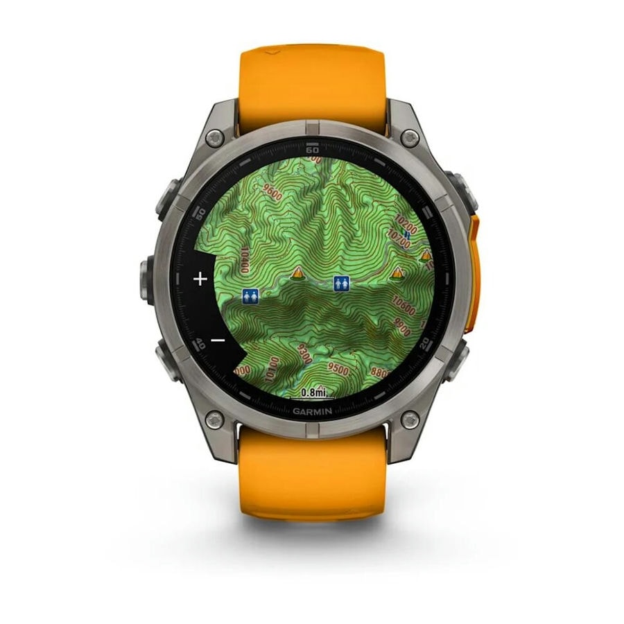 Умные часы Garmin Fenix 8 47 мм AMOLED Sapphire Titanium with Spa...