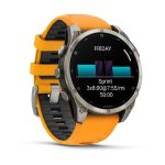 Умные часы Garmin Fenix 8 47 мм AMOLED Sapphire Titanium with Spa...