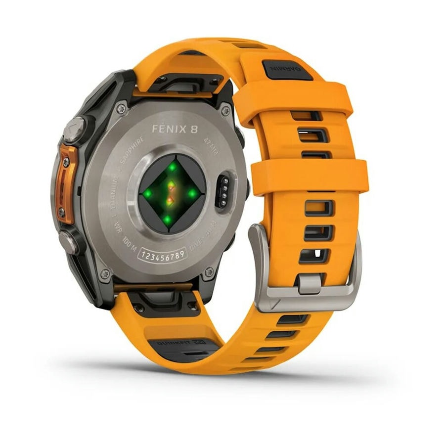 Умные часы Garmin Fenix 8 47 мм AMOLED Sapphire Titanium with Spa...