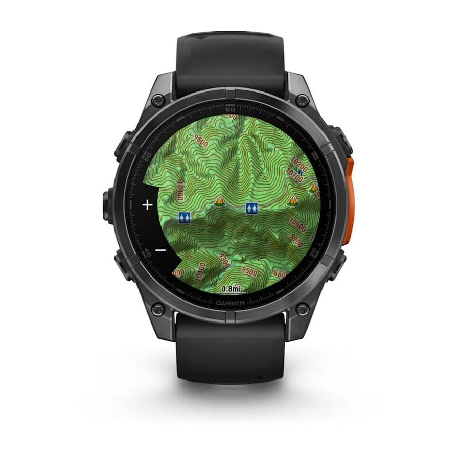 Умные часы Garmin Fenix 8 47 мм AMOLED Slate Gray with Black Sili...