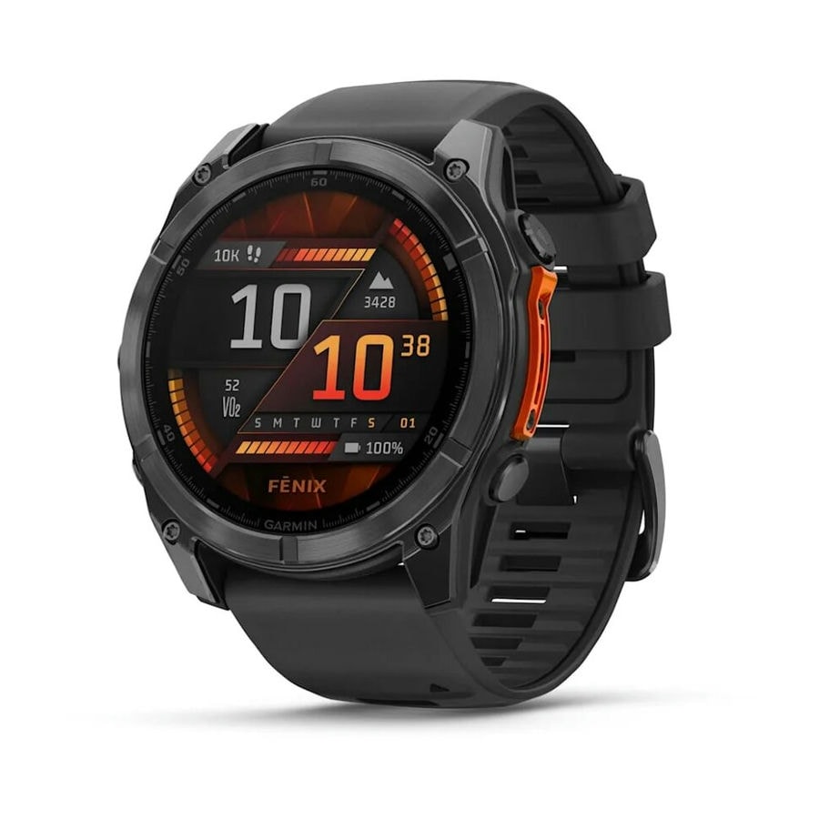 Умные часы Garmin Fenix 8 51 мм AMOLED Slate Gray with Black Sili...