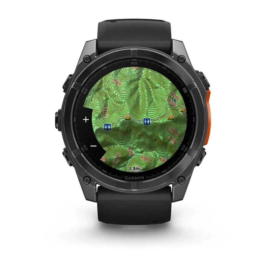 Умные часы Garmin Fenix 8 51 мм AMOLED Slate Gray with Black Sili...