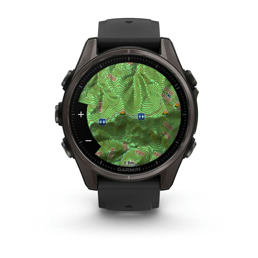 Умные часы Garmin Fenix 8 43 мм AMOLED Sapphire Carbon Gray DLC T...