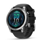 Умные часы Garmin Fenix E 47 мм AMOLED Stainless Steel with Black...