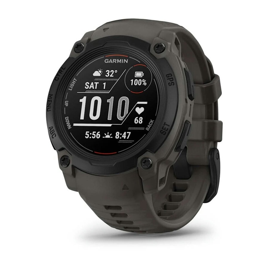 Умные часы Garmin Instinct E 40 мм Black with Charcoal Band (010-...
