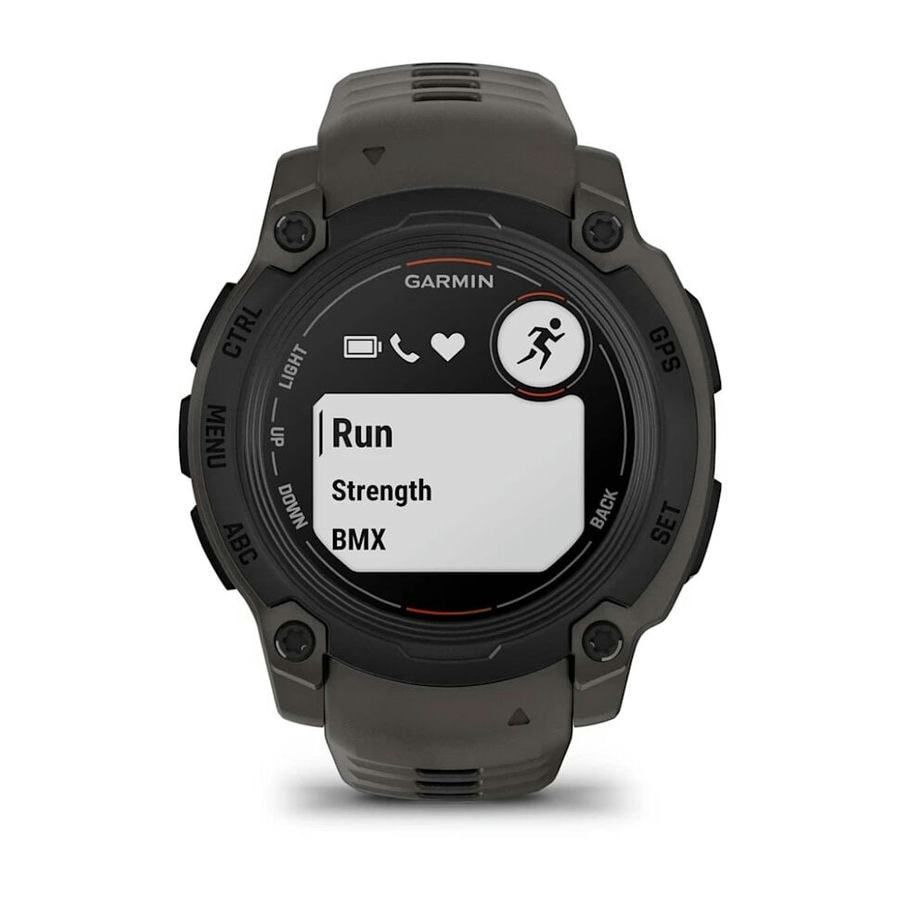 Умные часы Garmin Instinct E 40 мм Black with Charcoal Band (010-...