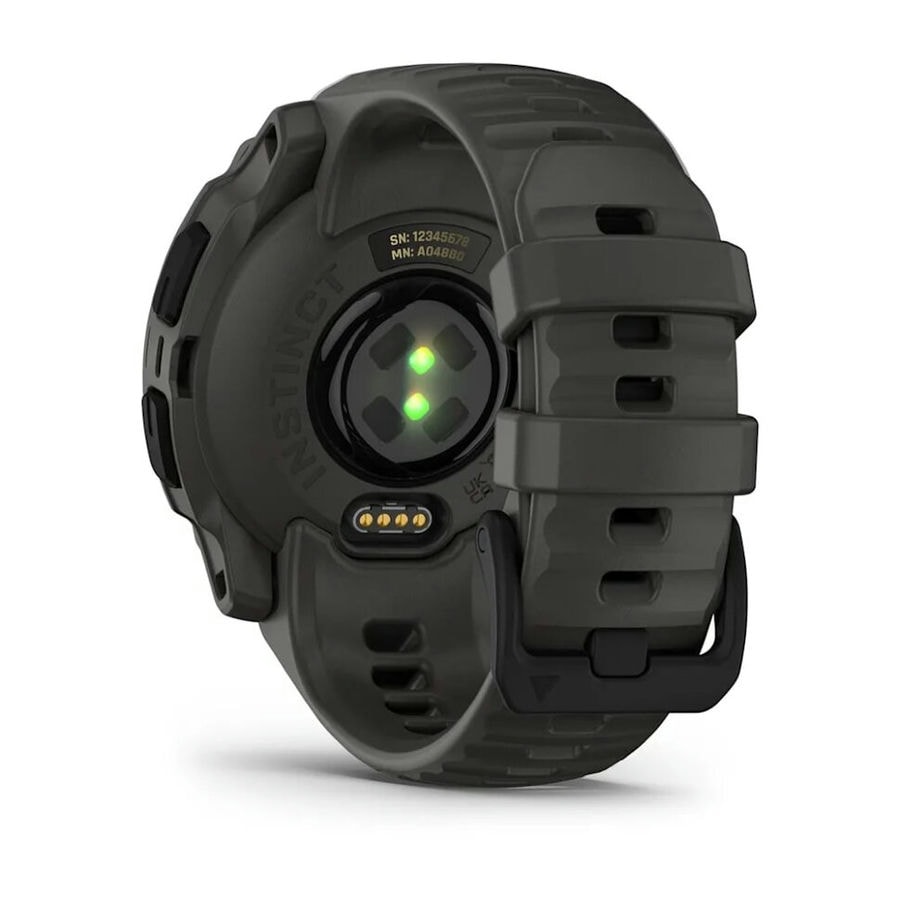 Умные часы Garmin Instinct E 40 мм Black with Charcoal Band (010-...