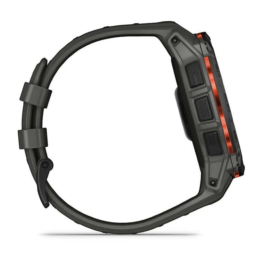Умные часы Garmin Instinct 3 50 мм SOLAR Black with Charcoal Band...