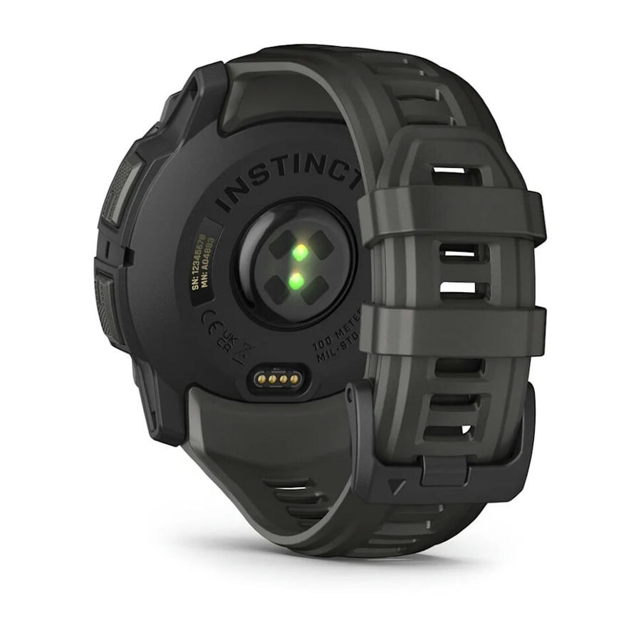 Умные часы Garmin Instinct 3 50 мм AMOLED Black with Charcoal Ban...