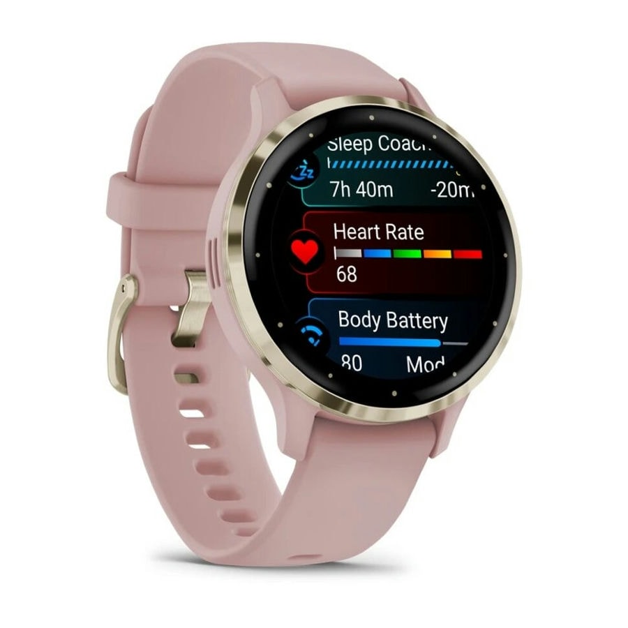 Умные часы Garmin Venu 3S 41 мм Soft Gold Stainless Steel Bezel w...