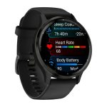 Умные часы Garmin Venu 3 45 мм Slate Stainless Steel Bezel with B...