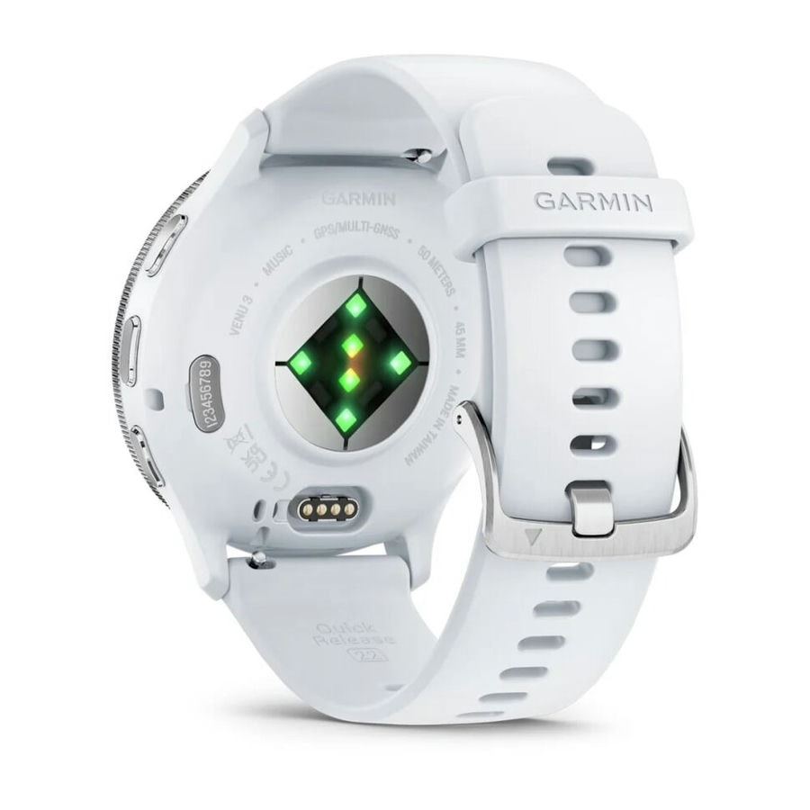 Умные часы Garmin Venu 3 45 мм Silver Stainless Steel Bezel with ...