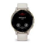 Умные часы Garmin Venu 3S 41 мм Soft Gold Stainless Steel Bezel w...