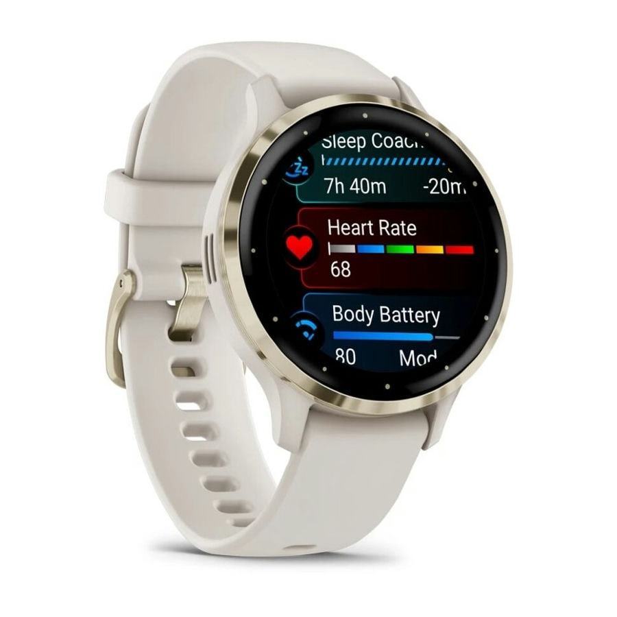 Умные часы Garmin Venu 3S 41 мм Soft Gold Stainless Steel Bezel w...