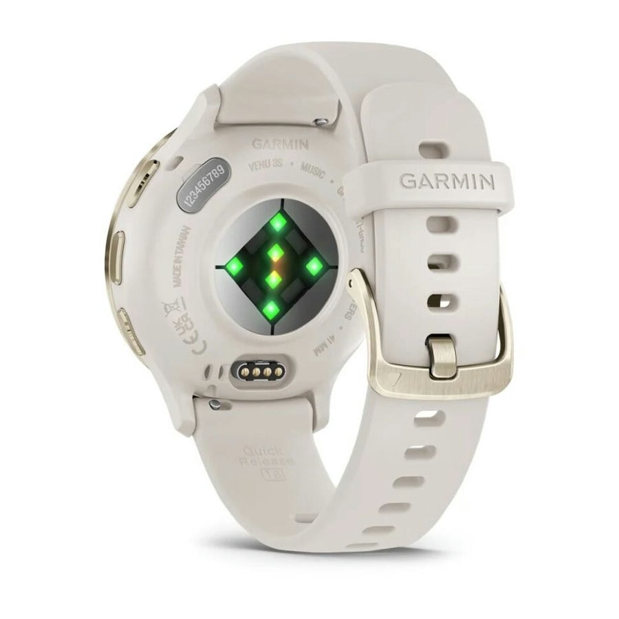Умные часы Garmin Venu 3S 41 мм Soft Gold Stainless Steel Bezel w...