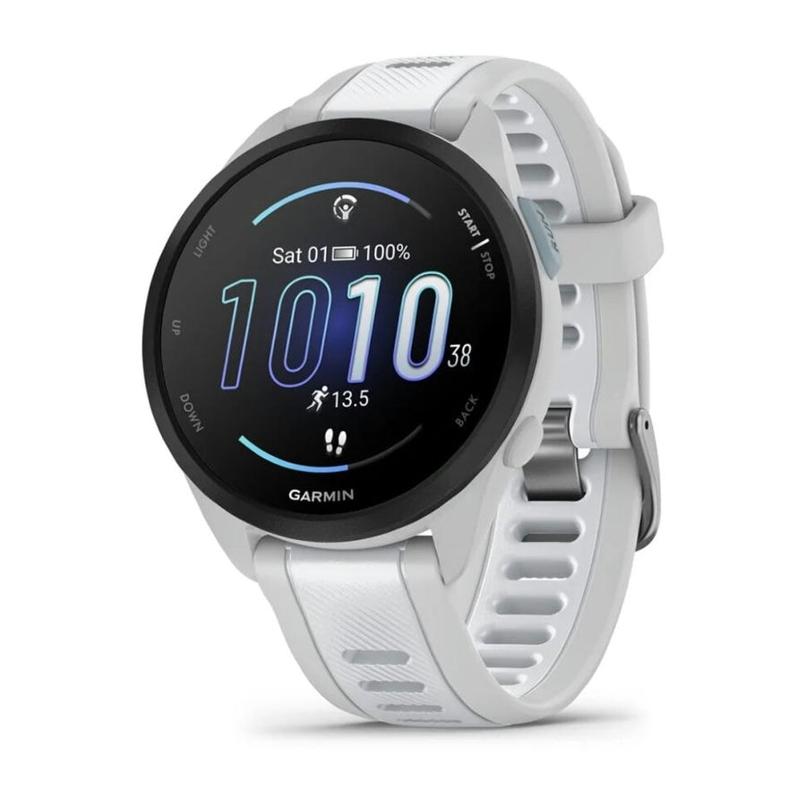 Умные часы Garmin Forerunner 165 Music Mist Gray/Whitestone (010-02863-31)