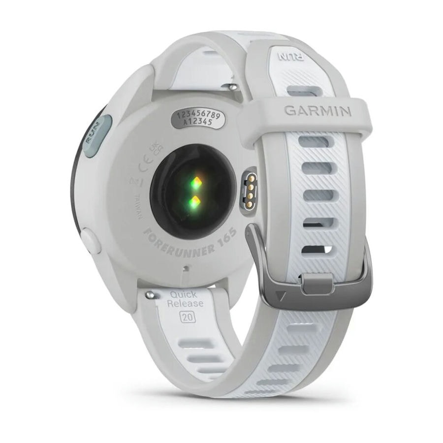 Умные часы Garmin Forerunner 165 Mist Gray/Whitestone (010-02863-21)