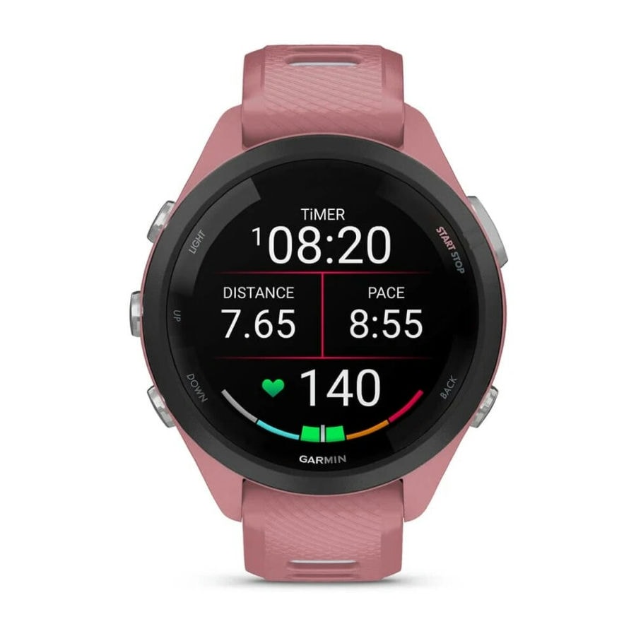 Умные часы Garmin Forerunner 265s 42 мм Black Bezel with Light Pi...