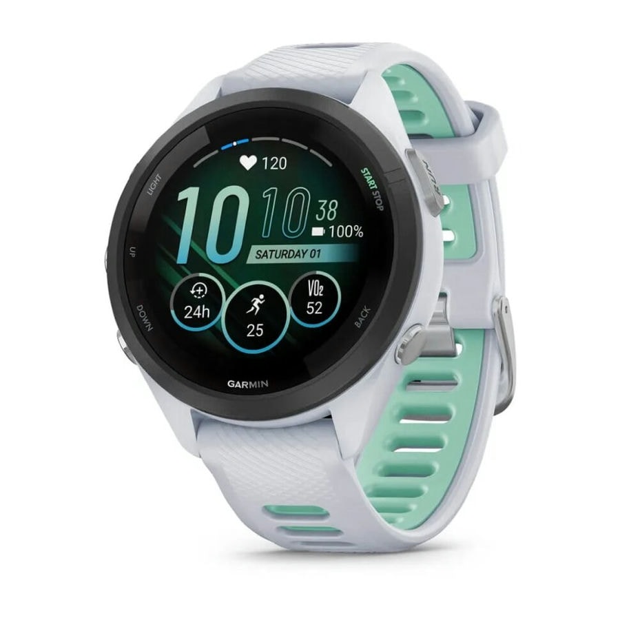 Умные часы Garmin Forerunner 265s 42 мм Black Bezel with Whitesto...