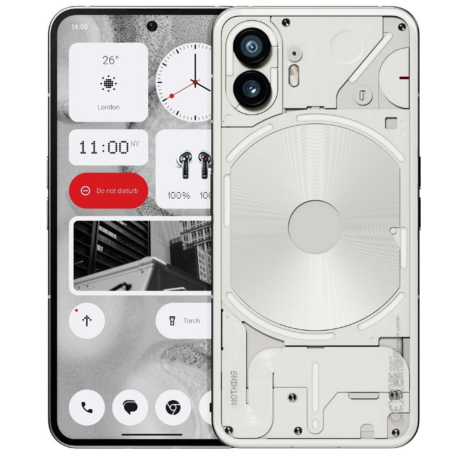 Смартфон Nothing Phone (2) 12/512 ГБ Белый (Milk)