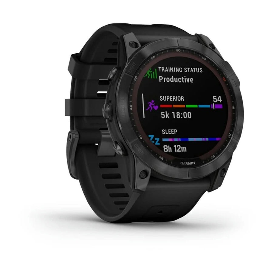 Умные часы Garmin Fenix 7X 51 мм SOLAR Slate Grey with Black Band...