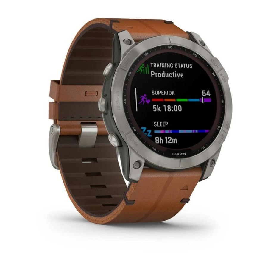 Умные часы Garmin Fenix 7X 51 мм SOLAR Sapphire Titanium with Che...