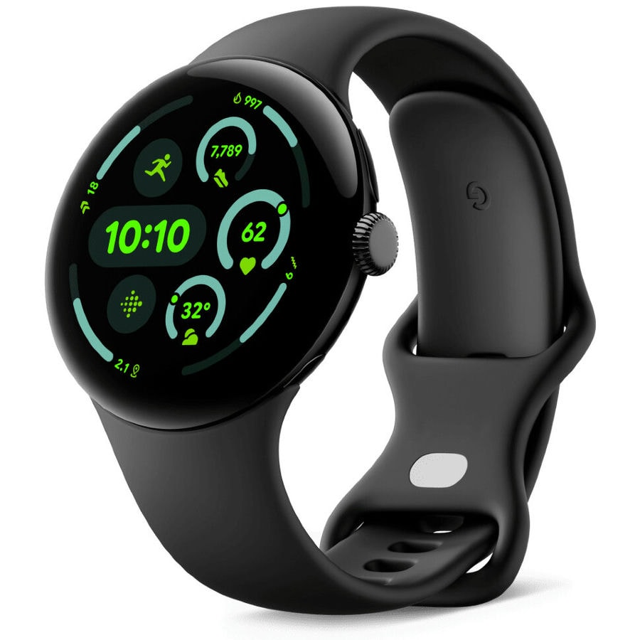 Умные часы Google Pixel Watch 3 45 мм Wi-Fi Черный (Matte Black/O...