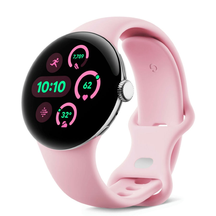Умные часы Google Pixel Watch 3 41 мм Wi-Fi Розовый (Silver/Rose ...