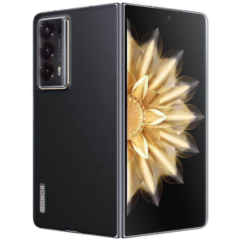 Смартфон HONOR Magic V2 16/512 ГБ Черный (Leather Black)