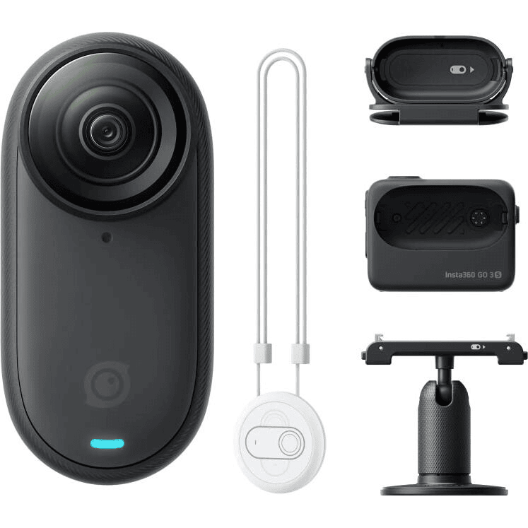 Экшн-камера Insta360 GO 3S Standard Bundle 128 ГБ Черный (Midnigh...