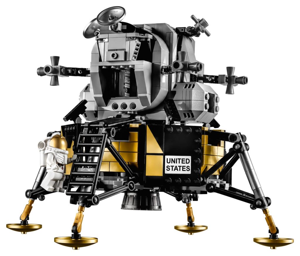 Конструктор Lego NASA 10266 Лунный модуль корабля «Апполон 11» НА...