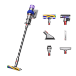 Вертикальный беспроводной пылесос Dyson V15 Detect Fluffy (SV47) Blue/Nickel (вилка CN)