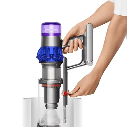 Вертикальный беспроводной пылесос Dyson V15 Detect Fluffy (SV47) Blue/Nickel (вилка CN)