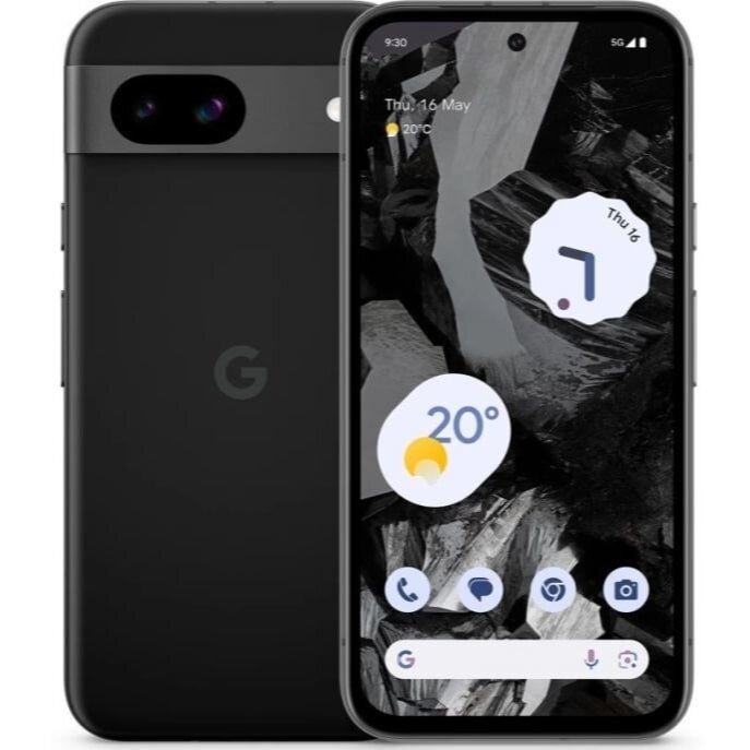 Смартфон Google Pixel 8a 8/128 ГБ Черный (Obsidian)