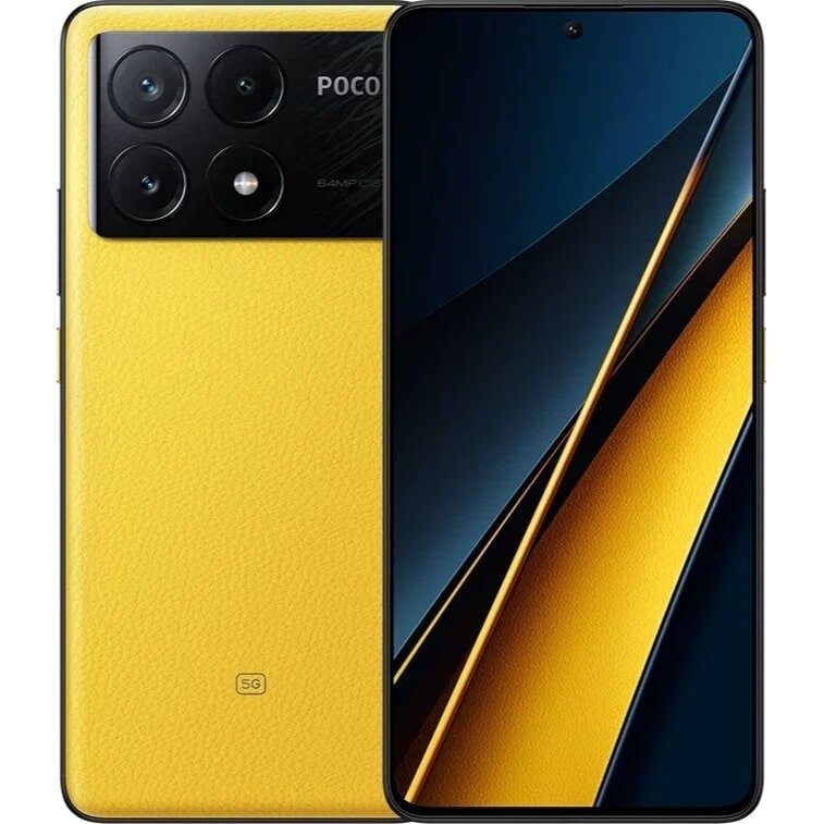 Смартфон Xiaomi POCO X6 Pro 12/512 ГБ Желтый (Yellow)