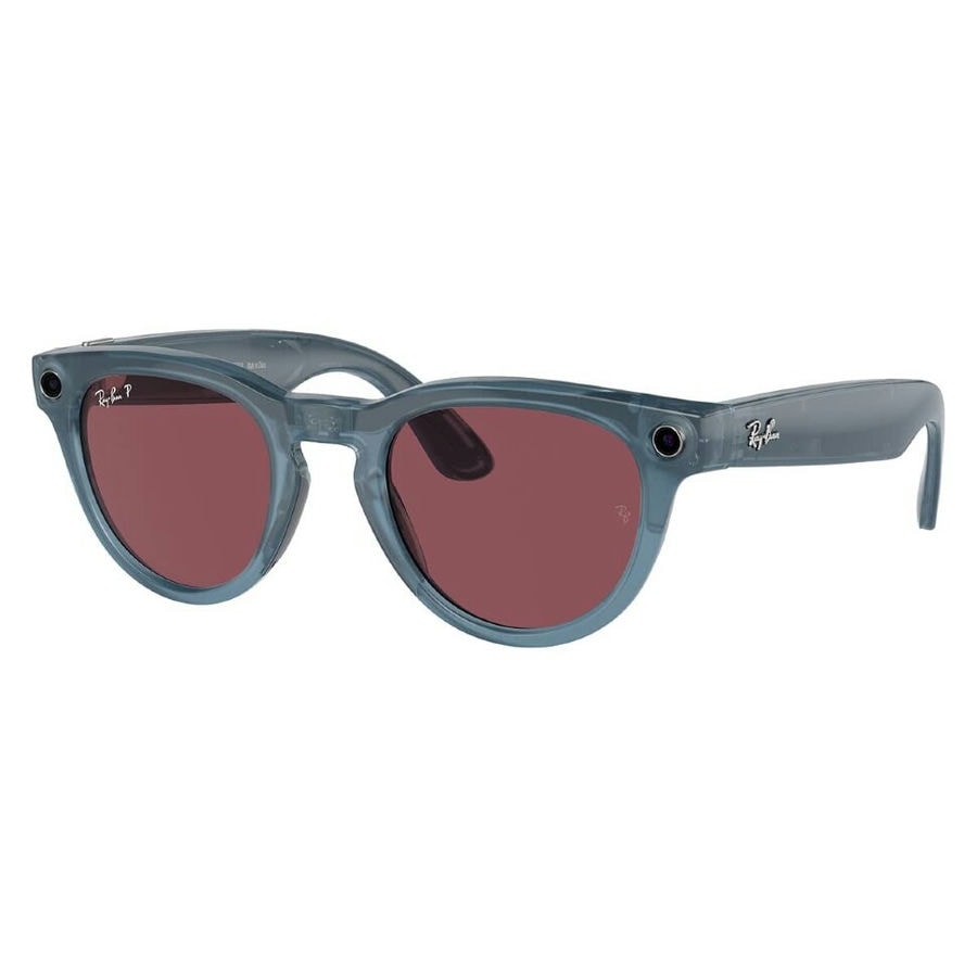 Умные очки Ray-Ban Meta Headliner Shiny Jeans/Polarized Dusty Red...