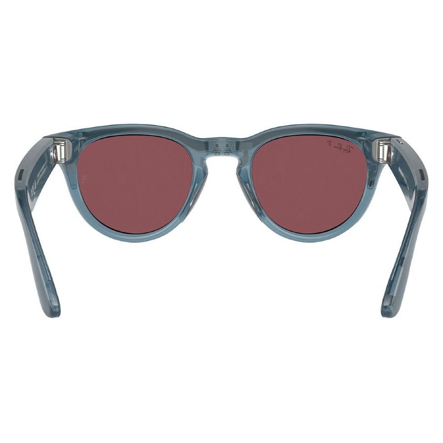 Умные очки Ray-Ban Meta Headliner Shiny Jeans/Polarized Dusty Red...