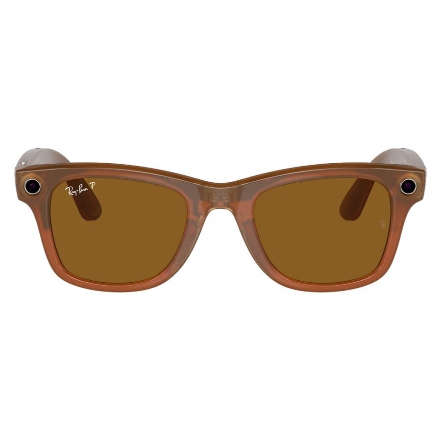 Умные очки Ray-Ban Meta Wayfarer Shiny Caramel/Polarized Brown (R...