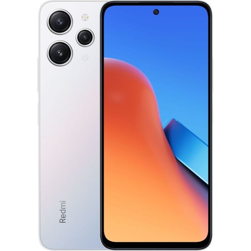 Смартфон Xiaomi Redmi 12 NFC 4/128 ГБ Серебро (Polar Silver)