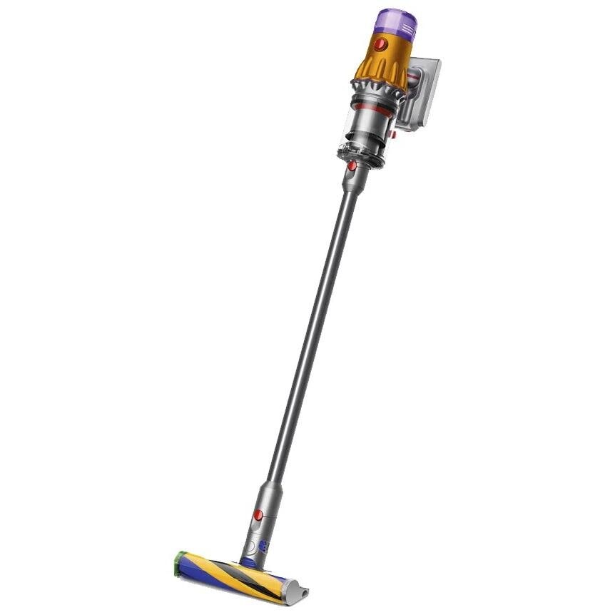 Вертикальный беспроводной пылесос Dyson V12 Detect Slim Absolute (SV46) Yellow/Nickel (вилка EU)
