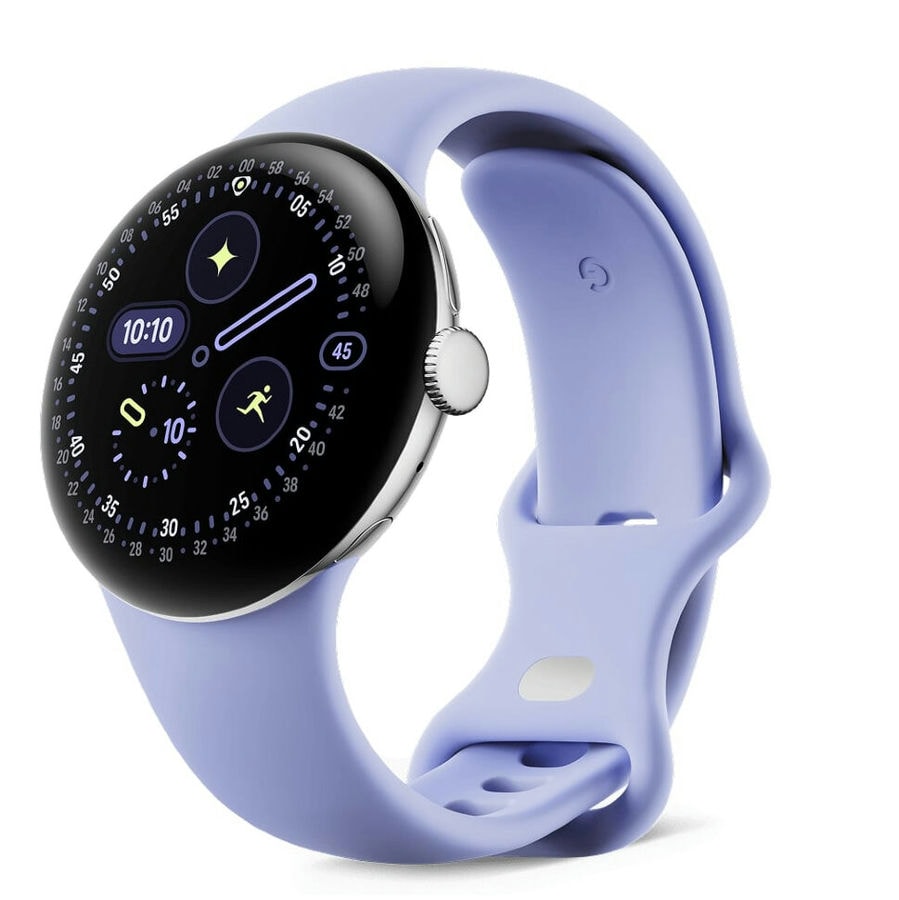 Умные часы Google Pixel Watch 4 41 мм Wi-Fi Серебряный/Фиолетовый...